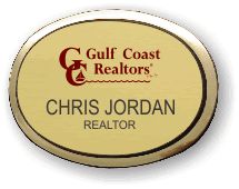 (image for) Gulf Coast Realtors Executive Oval Gold Badge